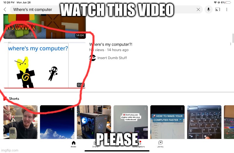 Do it | WATCH THIS VIDEO; PLEASE | image tagged in youtube | made w/ Imgflip meme maker