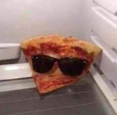 pizza w sunglasses Blank Meme Template