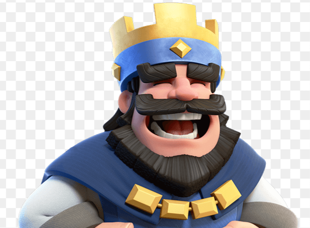High Quality Clash Royale King Blank Meme Template