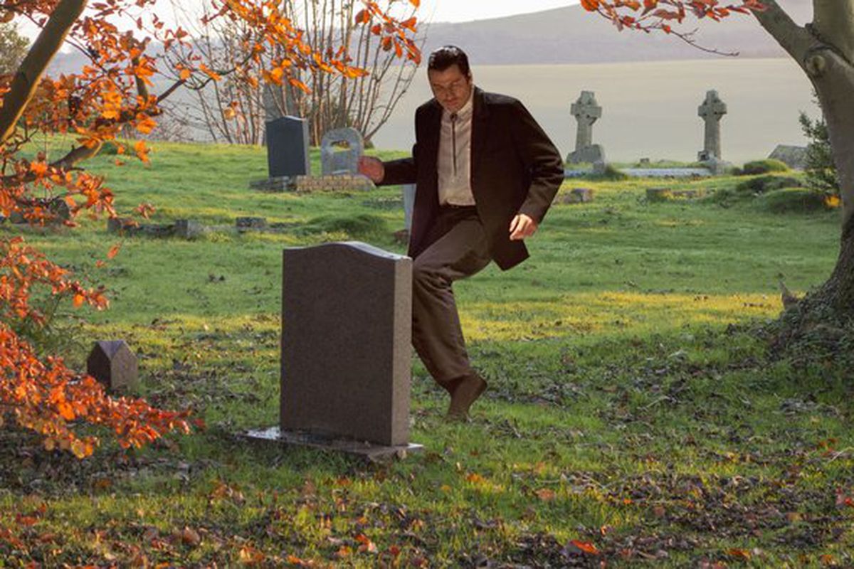 High Quality Dancing on a cheaters grave. Blank Meme Template