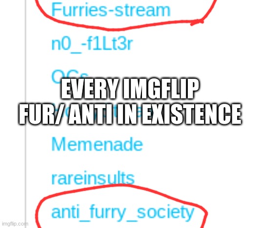hmm | EVERY IMGFLIP FUR/ ANTI IN EXISTENCE | made w/ Imgflip meme maker