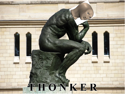 T H O N K E R Blank Meme Template