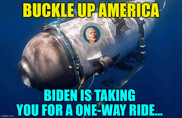 They're taking America for a one way ride and the ending is not good... | BUCKLE UP AMERICA BIDEN IS TAKING YOU FOR A ONE-WAY RIDE... | image tagged in democrat,apocalypse,crooked,biden,doj,fbi | made w/ Imgflip meme maker