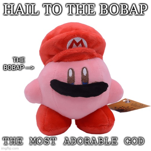 The bobap | HAIL TO THE BOBAP; THE BOBAP --->; THE MOST ADORABLE GOD | image tagged in the bobap | made w/ Imgflip meme maker