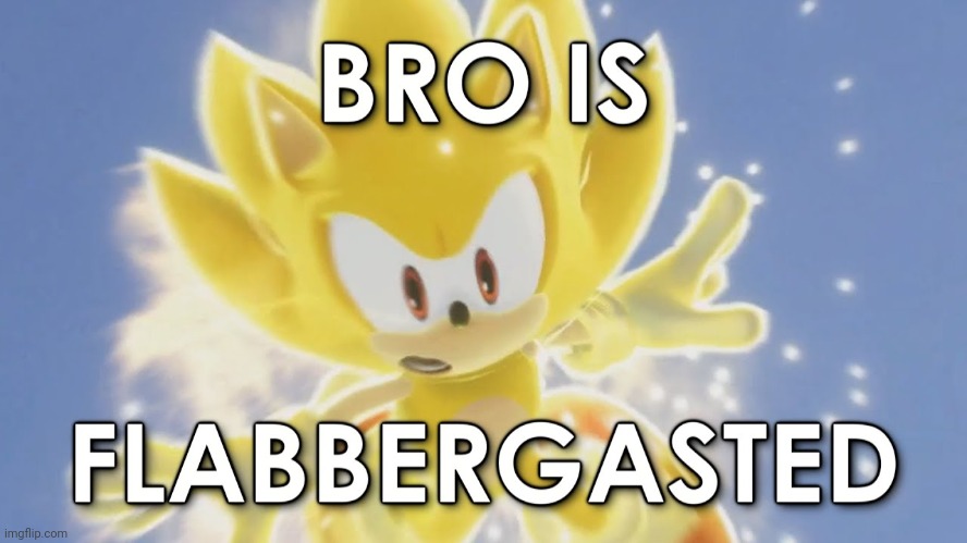 Sonic Is Flabbergasted | image tagged in sonic is flabbergasted | made w/ Imgflip meme maker
