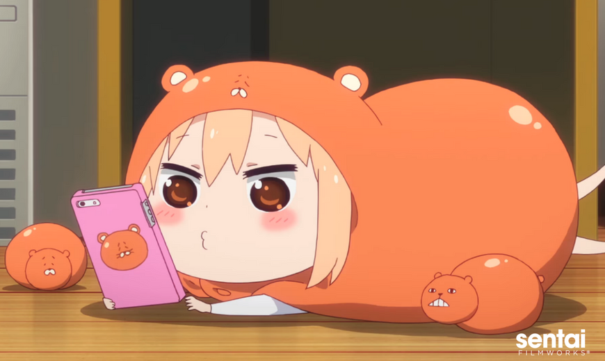 High Quality Me trying to find some umaru memes on Reddit Blank Meme Template