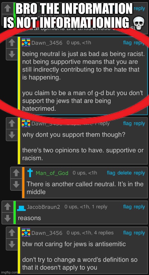 Mod note: milk | BRO THE INFORMATION IS NOT INFORMATIONING 💀 | made w/ Imgflip meme maker