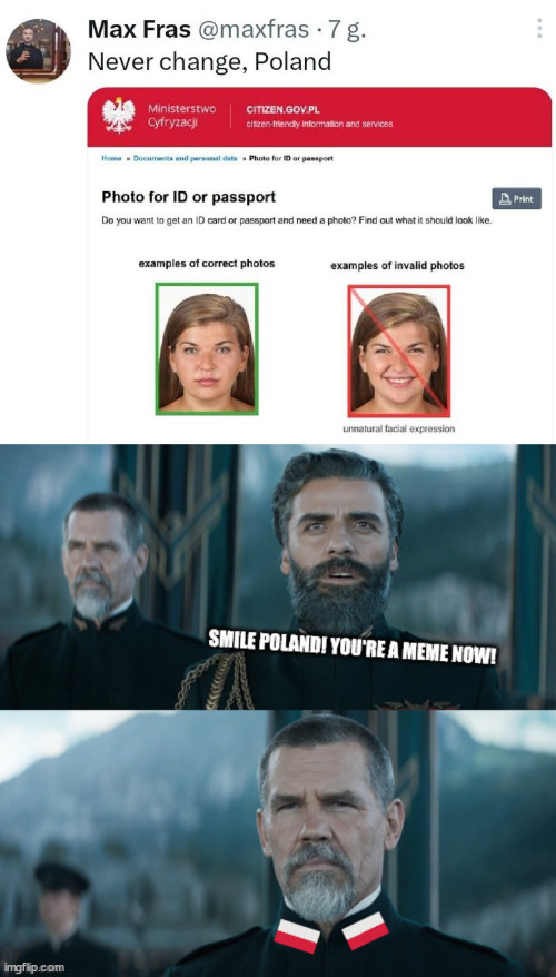 [smiles in polish] | image tagged in poland | made w/ Imgflip meme maker