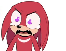 High Quality knuckles crying Blank Meme Template