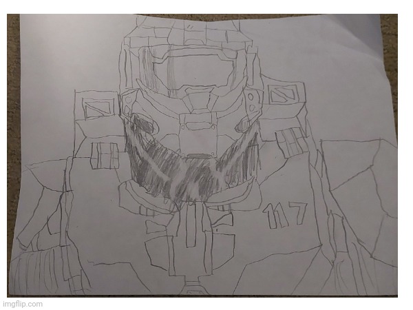 Should I draw atriox? | image tagged in halo,behold my sucky drawing | made w/ Imgflip meme maker
