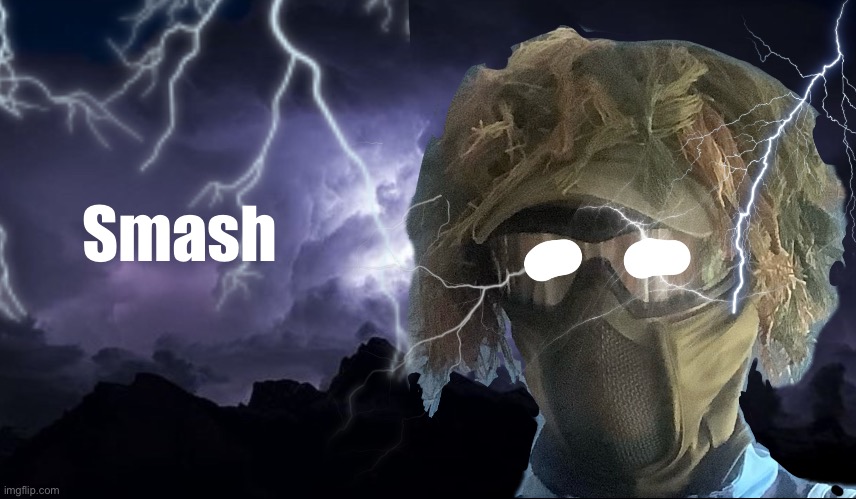 floor funni lightning man | Smash | image tagged in floor funni lightning man | made w/ Imgflip meme maker