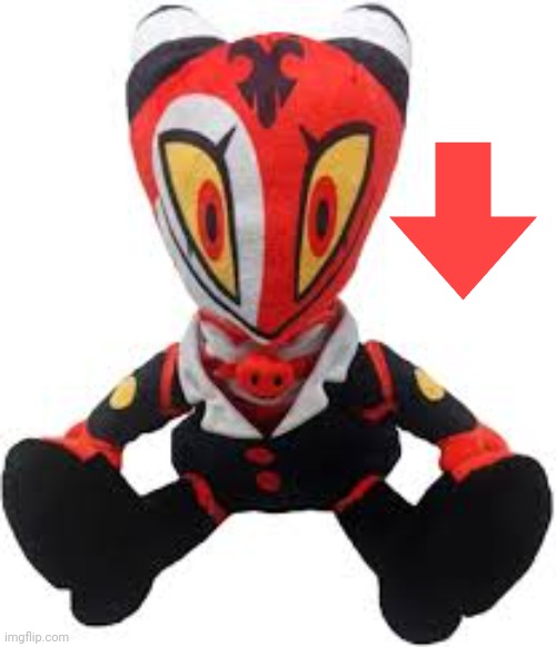 Plush blitzo | image tagged in plush blitzo | made w/ Imgflip meme maker