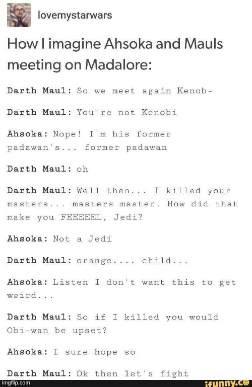 What would be Anakin's and Obi-Wan's force ghost reaction? | image tagged in star wars,memes,ifunny | made w/ Imgflip meme maker