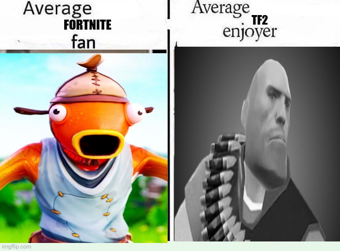 Average fan vs Average enjoyer Giga chad meme template