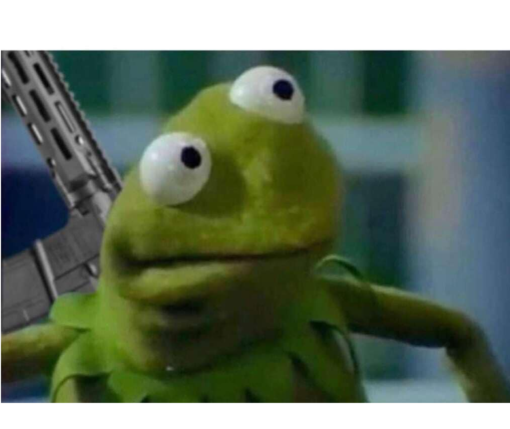 High Quality Kermit AR Blank Meme Template