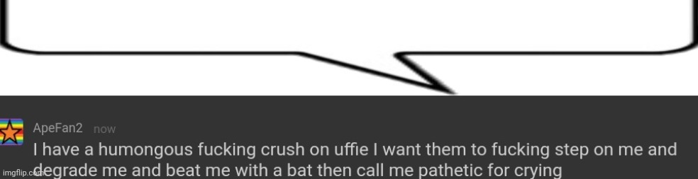 Same | image tagged in apefan speech bubble | made w/ Imgflip meme maker