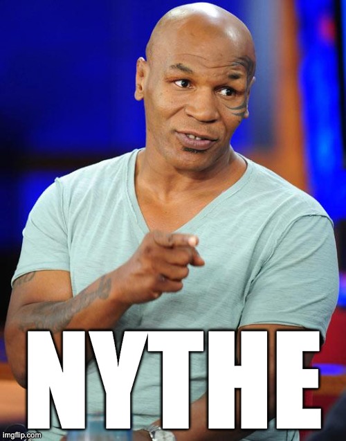 Mike Nythe-n | NYTHE | image tagged in mike tyson,nice,nythe,tyson,mike | made w/ Imgflip meme maker