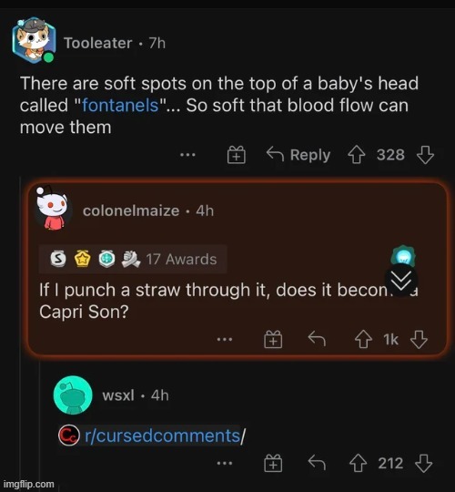 It says "does it become a Capri Son" where the arrow blocks the letters btw :) | made w/ Imgflip meme maker