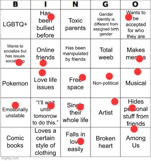 among us memes are dead, the game isn't. | image tagged in thesuitedgayweeb's bingo | made w/ Imgflip meme maker