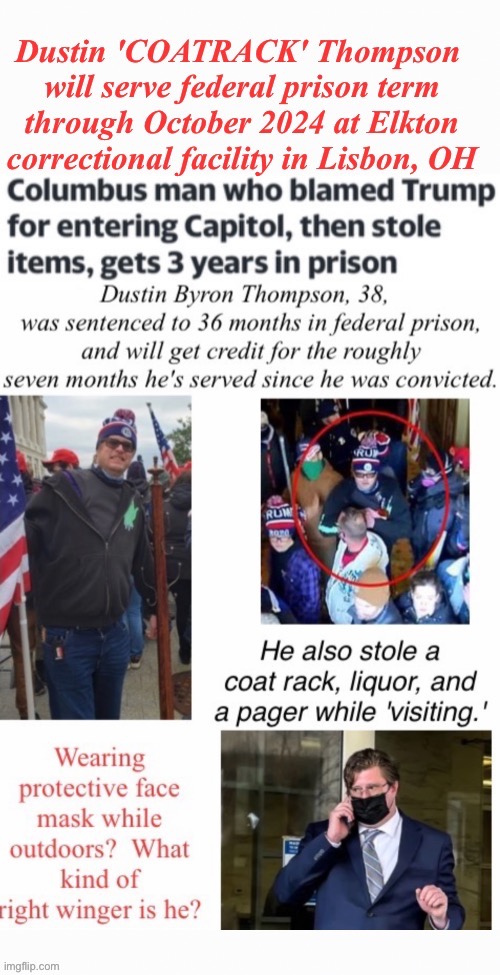 Now Serving/May I Check Your Coats? | image tagged in thief,domestic terrorist,treason,only in ohio,thompsons blotter steal,traitor | made w/ Imgflip meme maker
