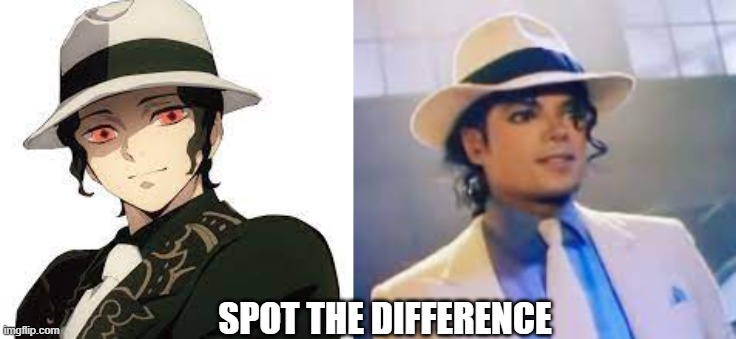 ok, really, japan? | SPOT THE DIFFERENCE | image tagged in demon slayer,funny,memes,spot the difference | made w/ Imgflip meme maker