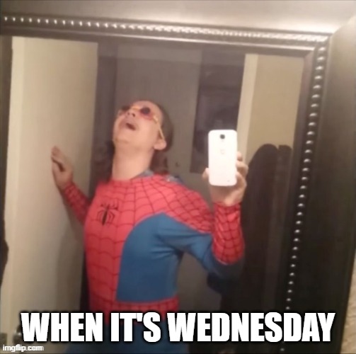 WHEN IT'S WEDNESDAY | made w/ Imgflip meme maker