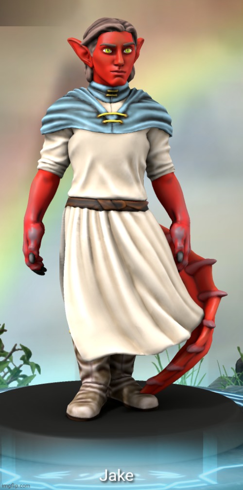 My Draconic OC, Jake. Unlike most Draconics, he is tolerant of Humans, Inklas, and Merfolk | made w/ Imgflip meme maker