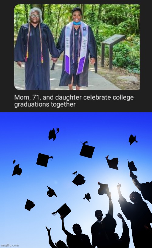 Celebrating college graduations together | image tagged in college graduates,celebration,college,graduations,graduation,memes | made w/ Imgflip meme maker