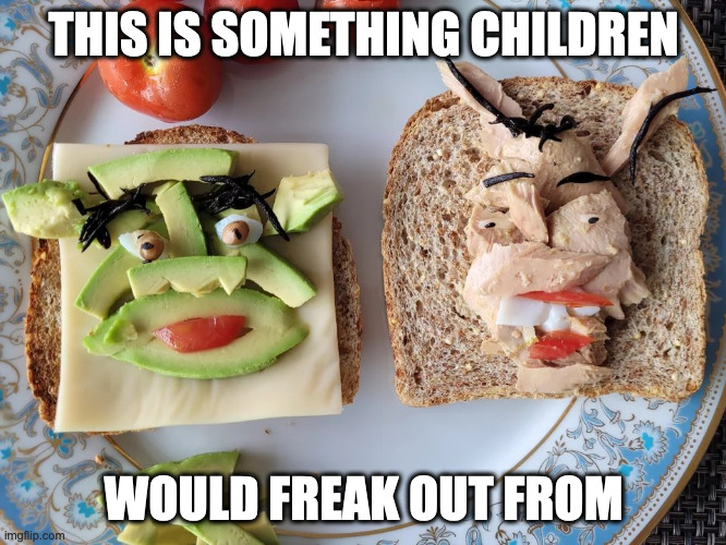 Shrekfast | THIS IS SOMETHING CHILDREN; WOULD FREAK OUT FROM | image tagged in food,shrek,memes | made w/ Imgflip meme maker