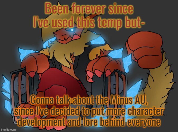 Minusss | Been forever since I've used this temp but-; Gonna talk about the Minus AU, since I've decided to put more character development and lore behind everyone | image tagged in zektrid speakers | made w/ Imgflip meme maker