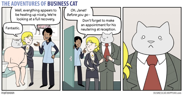 The Adventures of Business Cat #76 - Fixed | made w/ Imgflip meme maker