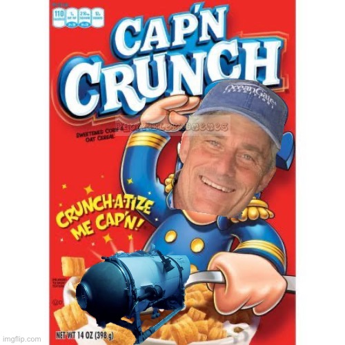 Cap’n Crunch | image tagged in funny,futurama fry,titanic,titan sub,ocean gate | made w/ Imgflip meme maker