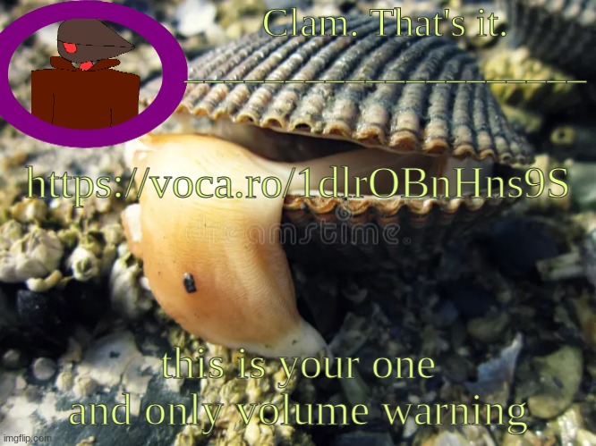 ioj | https://voca.ro/1dlrOBnHns9S; this is your one and only volume warning | made w/ Imgflip meme maker