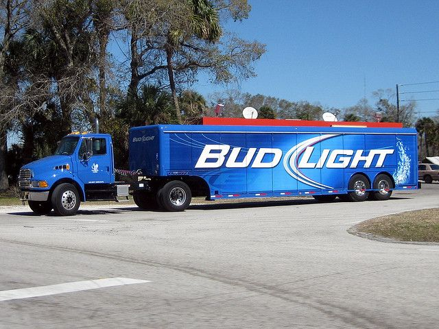 High Quality Bud Light Truck Blank Meme Template
