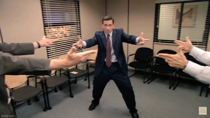 The office finger guns | image tagged in the office finger guns | made w/ Imgflip meme maker