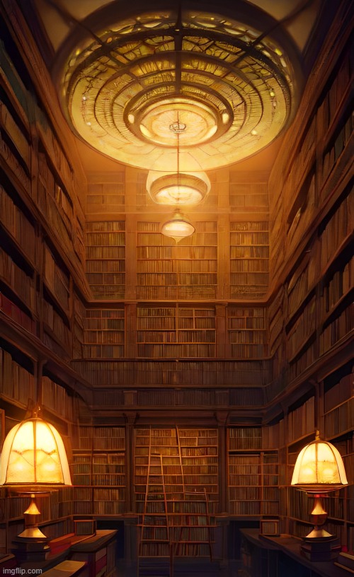 The inner chambers of the MSMG National Library | made w/ Imgflip meme maker