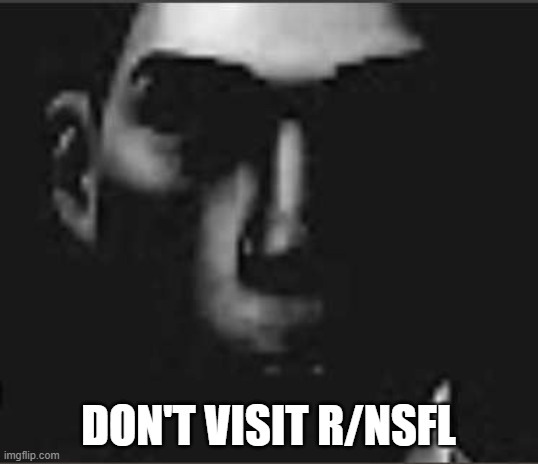 what | DON'T VISIT R/NSFL | image tagged in what | made w/ Imgflip meme maker