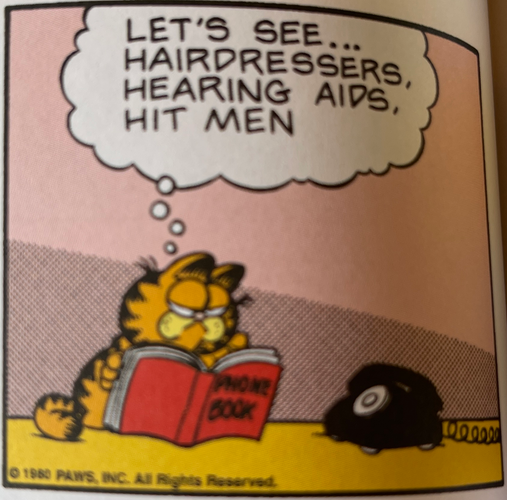 Garfield hitmen Blank Meme Template