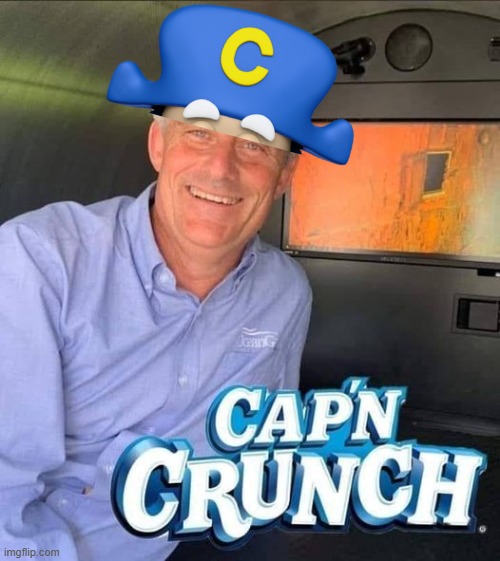 Captain Crunch!! | image tagged in submarine,crush | made w/ Imgflip meme maker