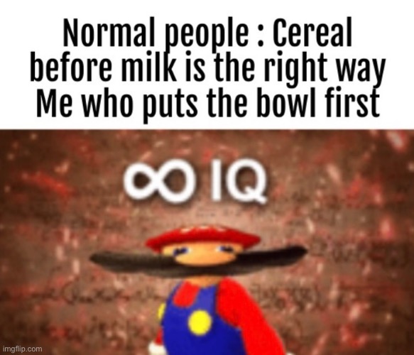 Very smort | image tagged in smort,infinite iq,cereal | made w/ Imgflip meme maker