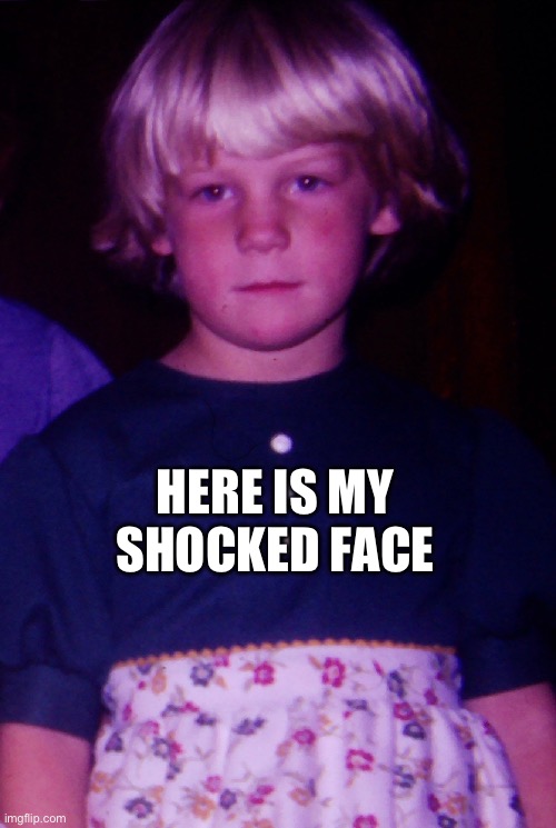 Shocked Face | HERE IS MY SHOCKED FACE | image tagged in shocked face | made w/ Imgflip meme maker