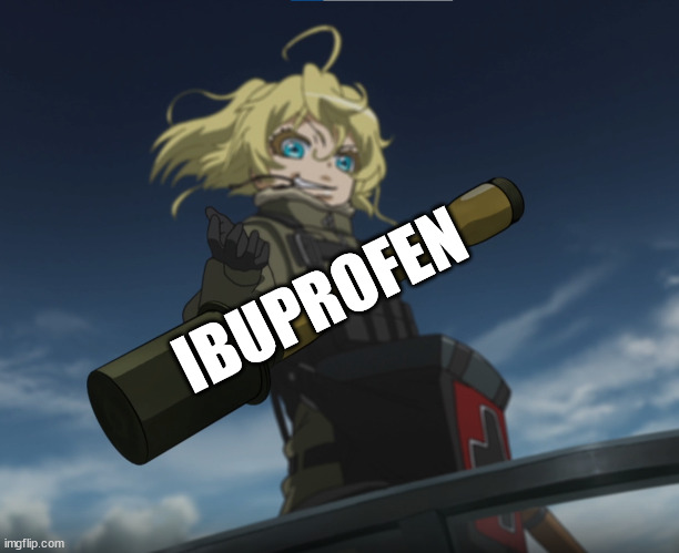 ibuprofen | IBUPROFEN | image tagged in ibuprofen | made w/ Imgflip meme maker