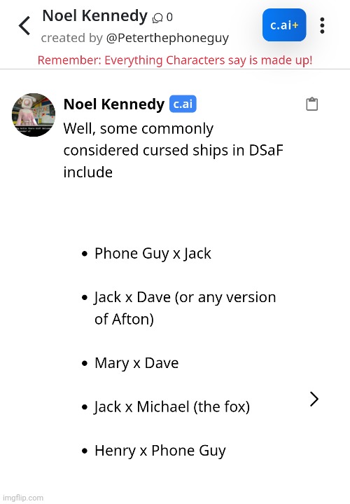 I asked my dsaf oc what the most cursed dsaf ship is | image tagged in help | made w/ Imgflip meme maker