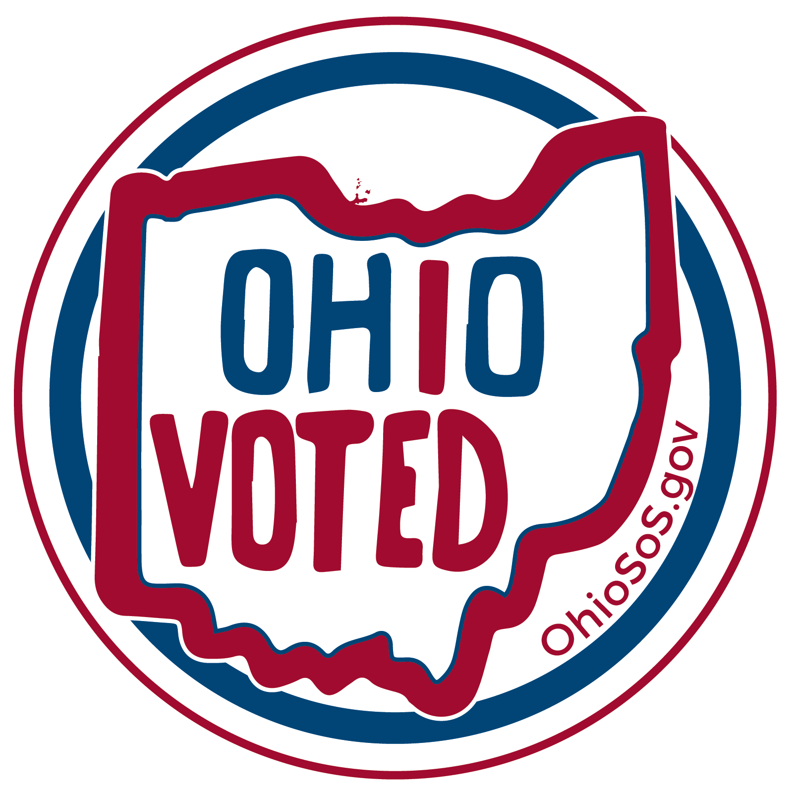 Ohio “I Voted” Sticker Blank Meme Template