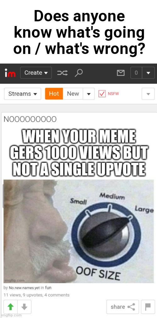 Help??? | Does anyone know what's going on / what's wrong? | image tagged in imgflip | made w/ Imgflip meme maker