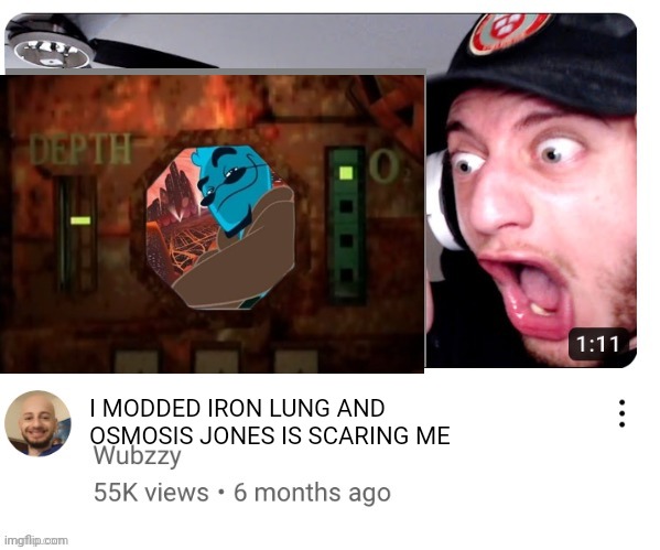 I MODDED IRON LUNG AND OSMOSIS JONES IS SCARING ME | made w/ Imgflip meme maker