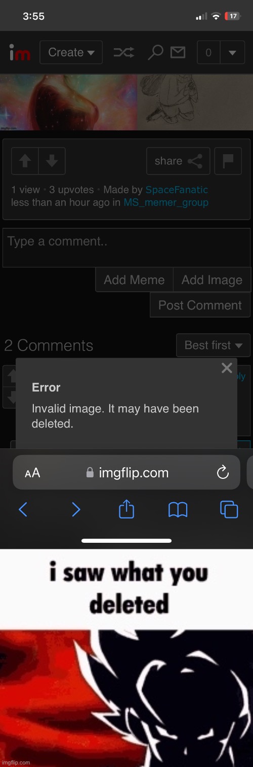 image tagged in i saw what you deleted | made w/ Imgflip meme maker