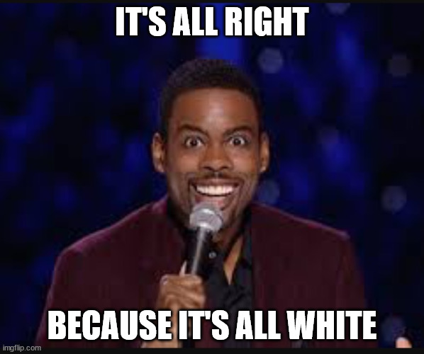 affirmative action, scotus, supreme court | IT'S ALL RIGHT; BECAUSE IT'S ALL WHITE | image tagged in chris rock | made w/ Imgflip meme maker