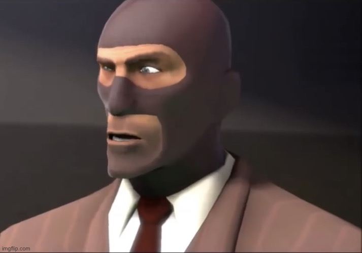 Confused spy | image tagged in confused spy | made w/ Imgflip meme maker