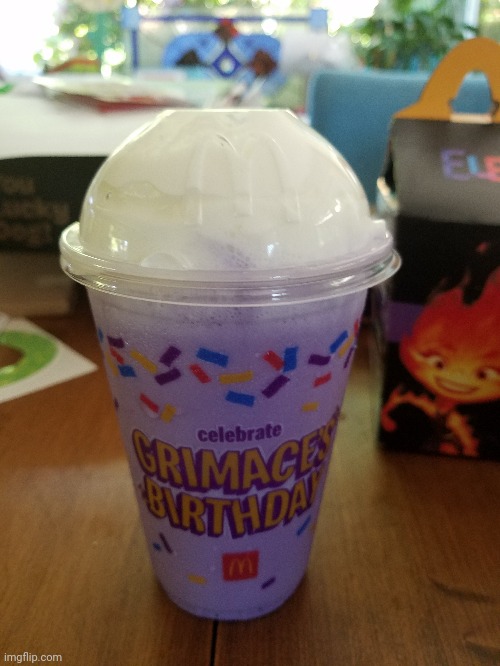 I'm going to drink it | image tagged in mcdonald's,grimace shake | made w/ Imgflip meme maker